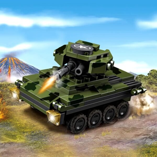 5 Cogo Exploradores Militar 3 En 1 Set3019-2 De 96 Piezas