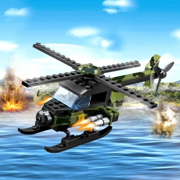 Cogo Exploradores Militar 3 En 1 Set3019-8 De 111 Piezas