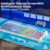 H74e484540a504f938c7d6bb9140562c1G Teclado Mecánico Inalámbrico Aula F98 Pro Teclas Transparente