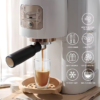 Taza Café Doble Pared Borosilicato 450ml Sqhome Sin Asa