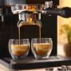 Taza Café Doble Pared Borosilicato 90ml Sqhome Sin Asa