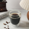 06 Taza Café Doble Pared Borosilicato 350ml Sqhome Sin Asa