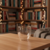 Taza Café Doble Pared Borosilicato 90ml Sqhome Sin Asa