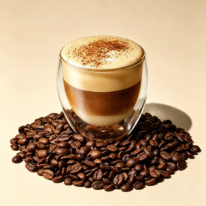 07 Taza Café Doble Pared Borosilicato 250ml Sqhome Sin Asa