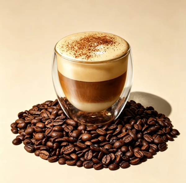 07 Taza Café Doble Pared Borosilicato 250ml Sqhome Sin Asa