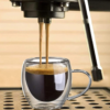 Taza Café Doble Pared Borosilicato 250ml Sqhome Con Asa