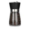 01 Molino De Sal Y Pimienta 180Ml En Acero Inoxidable Tapa Negra